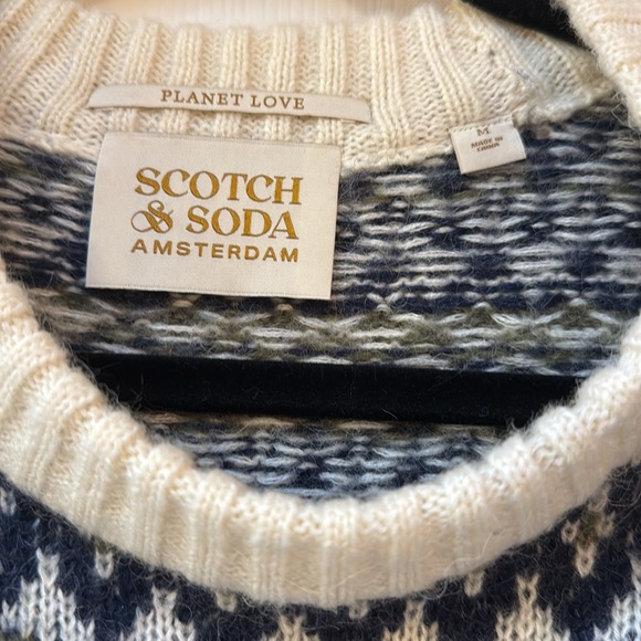 Scotch  & Soda Alpaca wool blend sweater. Size M. NWOT $295 - Picture 2 of 6